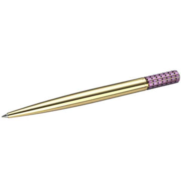 Penna sfera Swarovski in cristallo viola con placcatura oro-  Lucent donna-