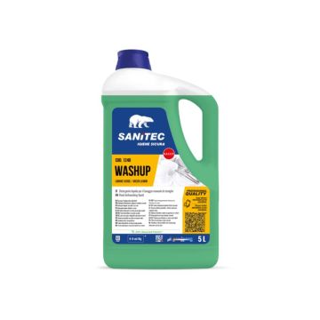 Detergente piatti a mano Limone Verde Sanitec 5 Kg 1240