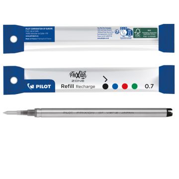 Refill Pilot Frixion Zone 0,7 mm in blister nero - 006890