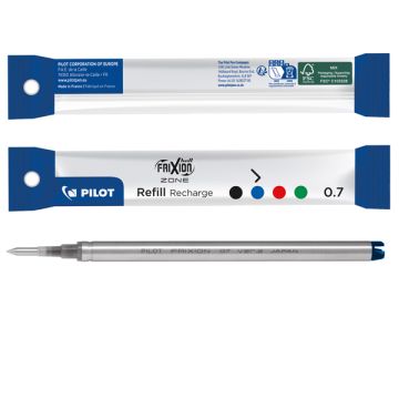 Refill Pilot Frixion Zone 0,7 mm in blister blu - 006891