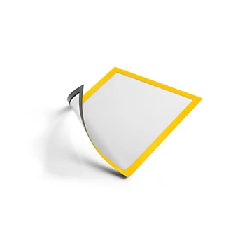 Cornice espositiva Durable DURAFRAME® MAGNETIC formato A4 in conf. 5 pz giallo - 4869-04