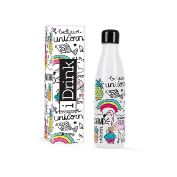 Borraccia termica UNICORNO.  I DRINK. 500ML
