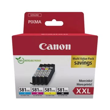 CANON CLI-581XXL BK/C/M/Y MULTI SEC