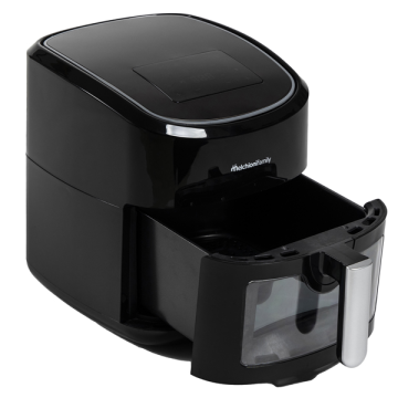 Melchioni Family Friggitrice ad aria smart Ginevra - 26,8 x 33,7 x 34,2 cm - 6,5 L - nero - Melchioni