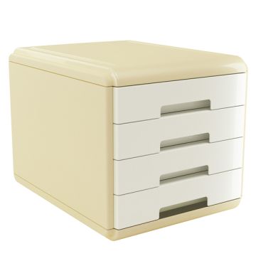 Cassettiera Arda Vintage Milk 4 cassetti 29,5x38,5xH.28,2 cm avorio - 18P4PMI