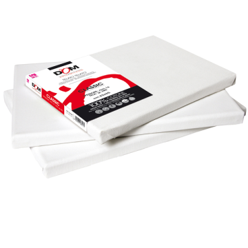 Tela per pittura DOM Classic 380 g bordo 16 mm - 25x35 cm - 355/2535