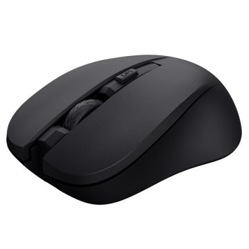Mouse ottico wireless tasti silenziosi Trust Mydo nero 25084