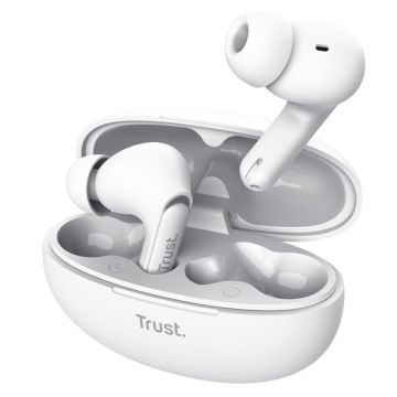 Auricolari ENC bluethooth Trust Yavi bianco-con gommino 25172