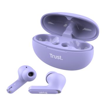 Auricolari ENC bluethooth Trust Yavi porpora-con gommino 25297