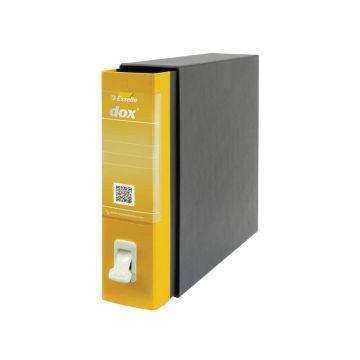 Registratore a leva DOX2 Protocollo 28,5x35 cm - dorso 8 cm giallo D26206
