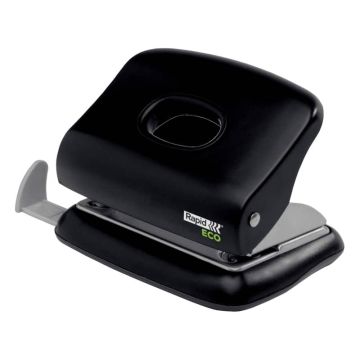 Perforatore a 2 fori Rapid ECO Punch Fashion 20 fogli nero 24845300