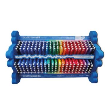 Espositore penne a sfera Tratto Cancellik - 220 pezzi assortiti con inchiostro cancellabile - F817700