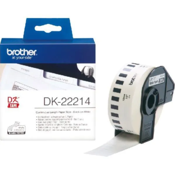 NASTRO BROTHER TZES-141 Laminato con adesivo resistente da 18 mm (8 m) Nero/Tras