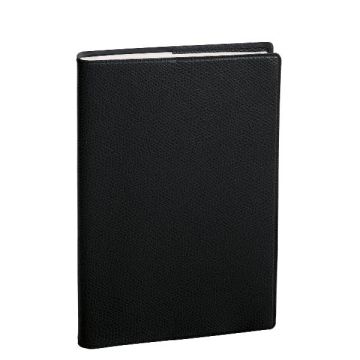 Agenda settimanale 2025 Quo Vadis Presidente Impala 21x27 cm - riv. plastico granuloso nero 01611125MQ