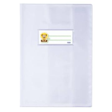 Copriquaderno A5 in PVC trasparente Favorit Kristal spessore 250 m conf. 20 pz - 100500873