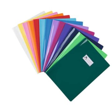Copriquaderno A4 fucsia con etichetta Favorit Coprimaxi Beat in PVC laccato spessore 180 µm - 100500882