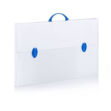 Valigetta in plastica Favorit Every Line colore neutro 36,5x56,5x3,5 cm 100501053