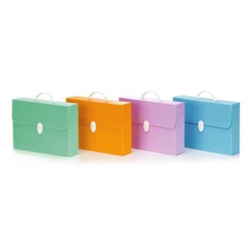 Valigetta in plastica Favorit Every Line colori assortiti 27x37,5x8 cm in conf. da 6 - 100501101