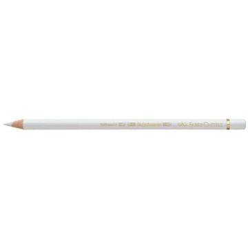 Matite colorate permanenti Faber Castell Polychromos mina 3,8 mm conf. 6 pezzi - bianco - 110101