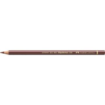 Matite colorate permanenti Faber Castell Polychromos mina 3,8 mm conf. 6 pezzi - siena bruciata - 110283