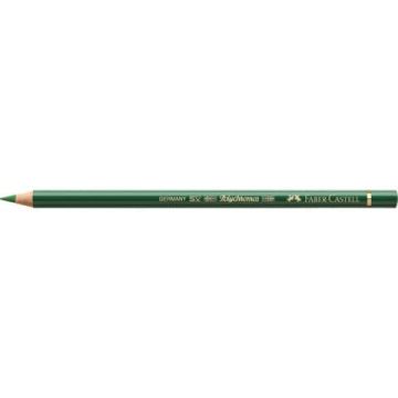 Matite colorate permanenti Faber Castell Polychromos mina 3,8 mm conf. 6 pezzi - verde permanente oliva - 110167