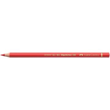 Matite colorate permanenti Faber Castell Polychromos mina 3,8 mm conf. 6 pezzi - rosso geranio chiaro - 110121