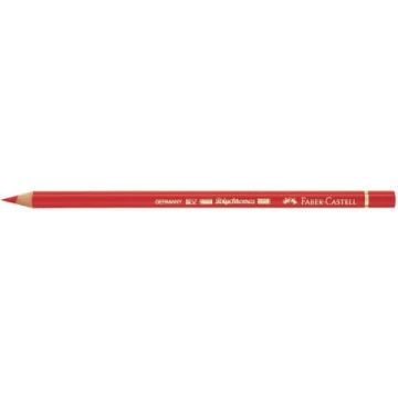 Matite colorate permanenti Faber Castell Polychromos mina 3,8 mm conf. 6 pezzi - rosso scarlatto intenso - 110219