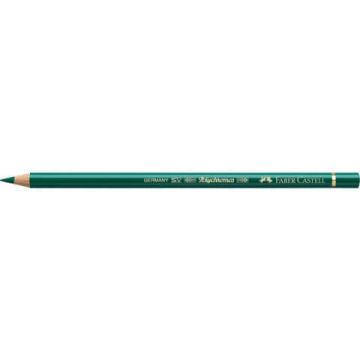 Matite colorate permanenti Faber Castell Polychromos mina 3,8 mm conf. 6 pezzi - verde di hooker - 110159