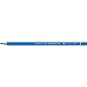 Matite colorate permanenti Faber Castell Polychromos mina 3,8 mm conf. 6 pezzi - blu cobalto verdastro - 110144