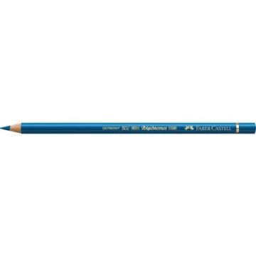 Matite colorate permanenti Faber Castell Polychromos mina 3,8 mm conf. 6 pezzi - turchese azzurro - 110149