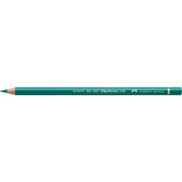 Matite colorate permanenti Faber Castell Polychromos mina 3,8 mm conf. 6 pezzi - verde cromo ossido ardente - 110276