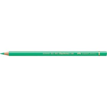 Matite colorate permanenti Faber Castell Polychromos mina 3,8 mm conf. 6 pezzi - verde ftalico chiaro - 110162