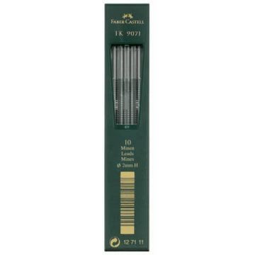 Mine Faber Castell Super Polymer 2 mm H conf. 10 pezzi - 127111