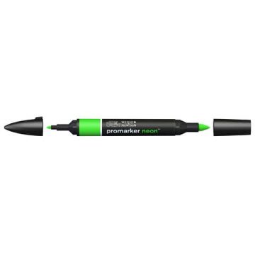 Pennarelli doppia punta Winsor&Newton neon glowing green - 0205408