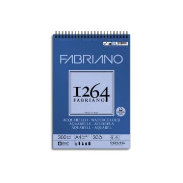 Blocco acquarello spiralato Fabriano 300 g - 30 fogli A4 - 19100649