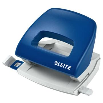 Perforatore a 2 fori con guida Leitz Metal Rim 5038 Leitz blu 50380335