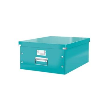 Scatola per archiviazione universale ''L'' Leitz CLICK & STORE 36,9x20x48,2 cm Leitz acqua marina metallizzato -