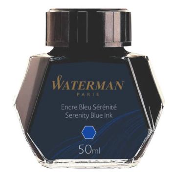 Inchiostro per stilografica Waterman flacone da 50 ml Waterman blu S0110720
