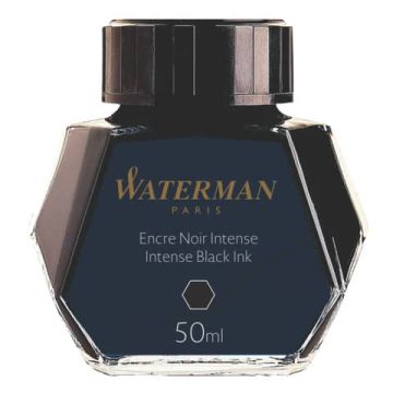 Inchiostro per stilografica Waterman flacone da 50 ml Waterman nero S0110710