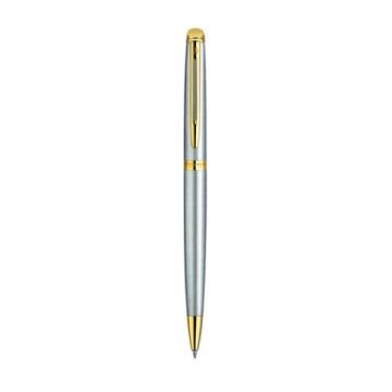 Penna a sfera Waterman Hemisphere GT inchiostro blu Waterman argento con finiture placcate in oro - S0920370