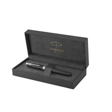 Penna stilografica Parker Sonnet punta F Parker Matt Black CT 1931521