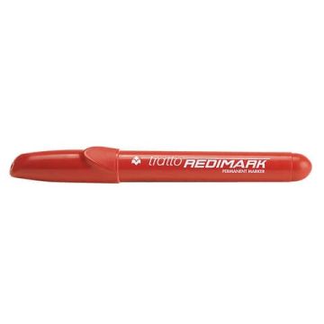 Marcatore permanente Tratto Redimark p. tonda rosso F856002