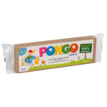 Panetto di plastilina 100% vegetale Pongo by Giotto 350 g beige F603517