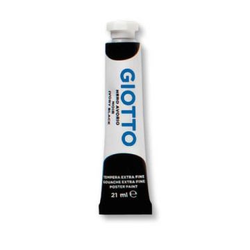 Tempera Giotto Extra ultrafine in tubetto 21 ml nero F35502400
