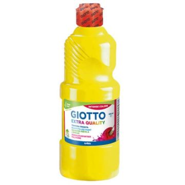 Tempera pronta Giotto Extra Quality in flacone 500 ml giallo F532802