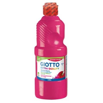 Tempera pronta Giotto Extra Quality in flacone 500 ml magenta F532810