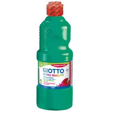 Tempera pronta Giotto Extra Quality in flacone 500 ml verde smeraldo F532813