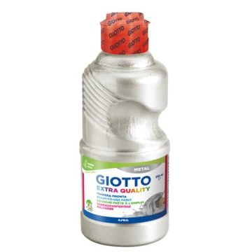 Tempera pronta Giotto metal in flacone 250 ml argento metallizzato F53140200