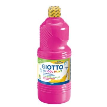 Tempera pronta Giotto School Paint in flacone 1 L magenta F535510