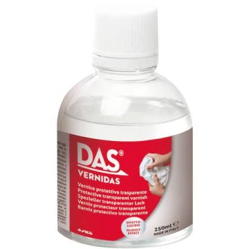 Vernice vetrificante Das trasparente e protettiva con effetto lucido 250 ml F512500